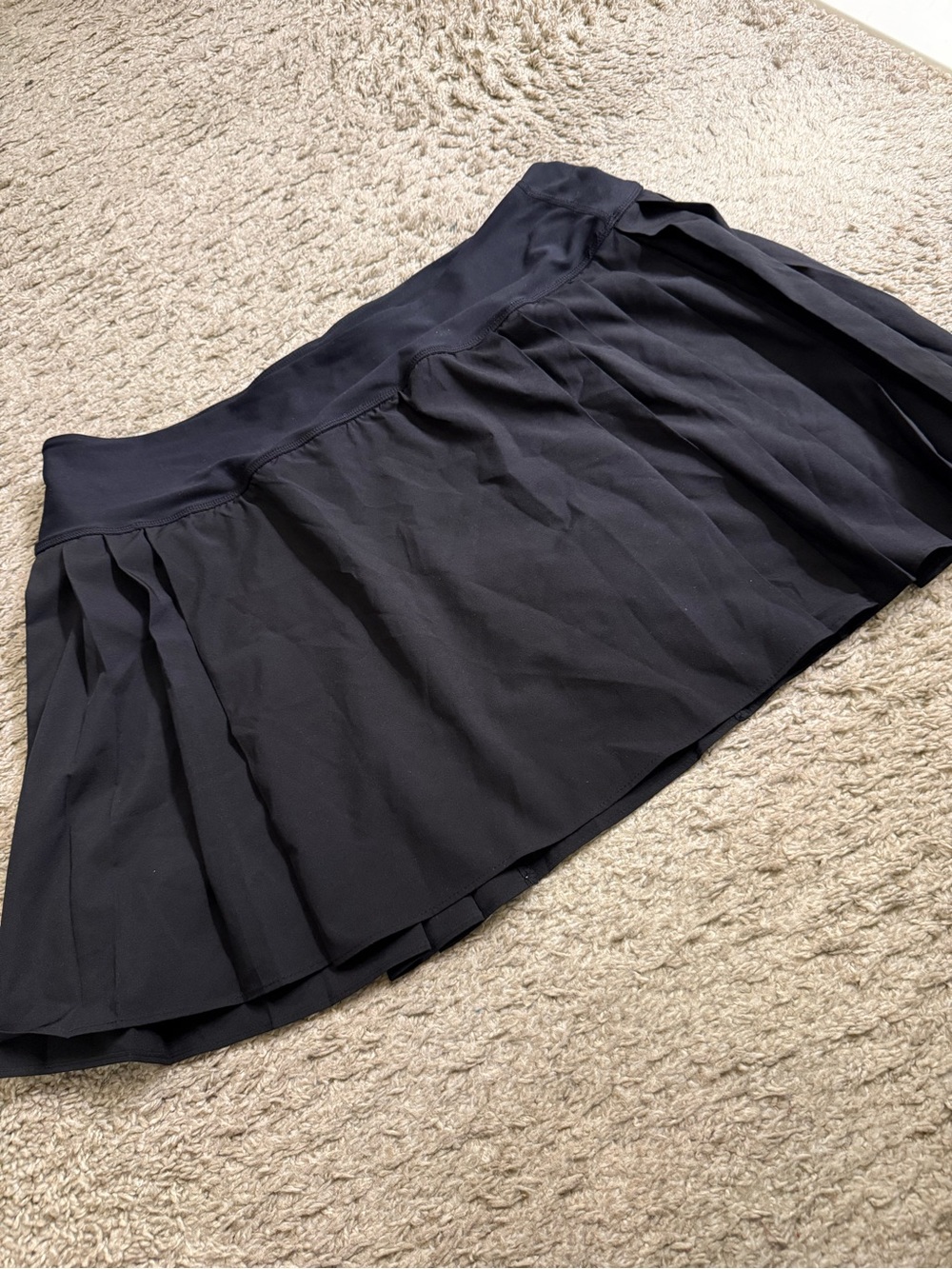 Old Navy Black Extra High-Waisted StretchTech Side Pleated Skort - size XL